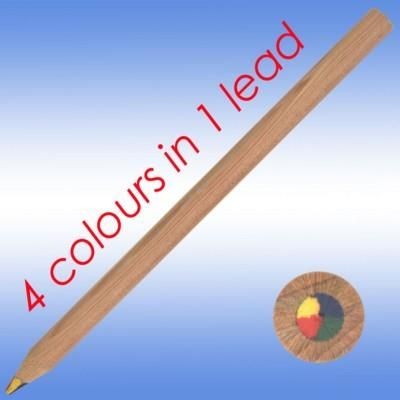 Branded Promotional QUARTET PENCIL Pencil From Concept Incentives.