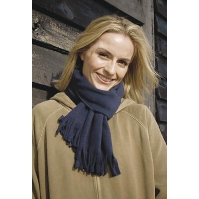 Branded Promotional RESULT ACTIVE FLEECE TASSEL SCARF Scarf From Concept Incentives.