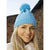 Branded Promotional RESULT CABLE KNIT POM POM BEANIE HAT Hat From Concept Incentives.