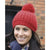 Branded Promotional RESULT KNITTED FLUTE POM POM HAT Hat From Concept Incentives.