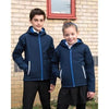 Branded Promotional RESULT CHILDRENS TX PERFORMANCE HOODED HOODY SOFTSHELL JACKET Jacket From Concept Incentives.