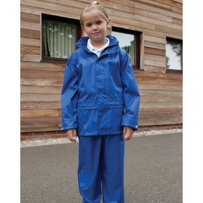 Branded Promotional RESULT CORE JUNIOR RAIN SUIT Rain Suit From Concept Incentives.