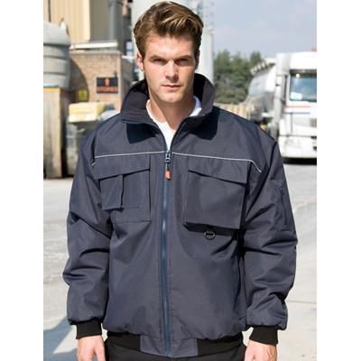 Branded Promotional RESULT WORKGUARD SABRE PILOT JACKET Jacket From Concept Incentives.