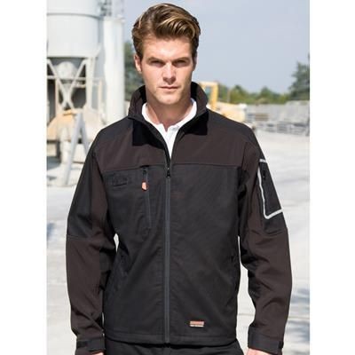 Branded Promotional RESULT WORKGUARD SABRE STRETCH JACKET Jacket From Concept Incentives.