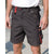 Branded Promotional RESULT WORKGUARD TECHNICAL SHORTS in Grey & Black Shorts From Concept Incentives.