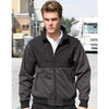 Branded Promotional RESULT WORKGUARD BRINK STRETCH JACKET in Marl Grey Jacket From Concept Incentives.