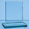 Branded Promotional JADE GLASS SMALL RECTANGULAR AWARD Award From Concept Incentives.