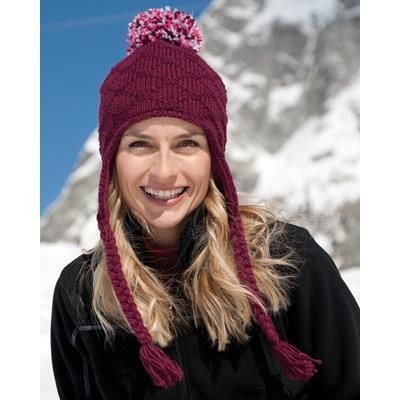 Branded Promotional RESULT WINTER GLACIER POM POM HAT Hat From Concept Incentives.