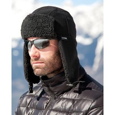 Branded Promotional RESULT WINTER THINSULATE SHERPA HAT Hat From Concept Incentives.