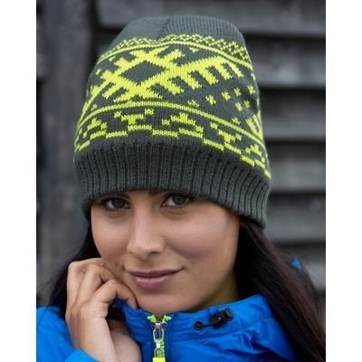 Branded Promotional RESULT NORDIC KNITTED HAT Hat From Concept Incentives.