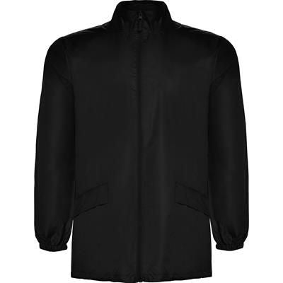 Branded Promotional RAINCOAT FULL ZIP ZIPPER HEM Jacket From Concept Incentives.