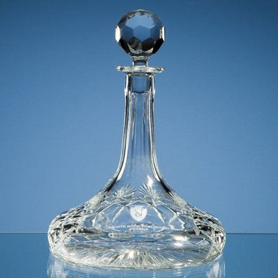 Branded Promotional GALLERY LEAD CRYSTAL GLASS PANEL SHIPS DECANTER Decanter From Concept Incentives.