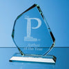 Branded Promotional JADE GLASS FACETED ICE PEAK AWARD Award From Concept Incentives.