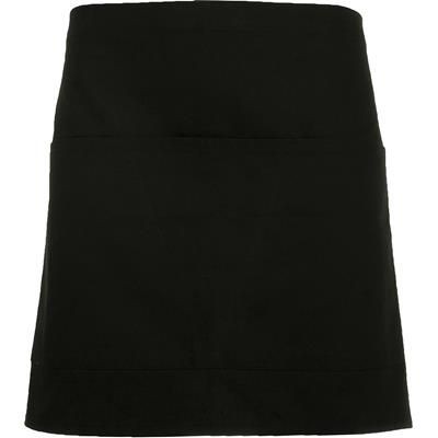Branded Promotional SHORT APRON with Three Compartments Pocket Apron From Concept Incentives.