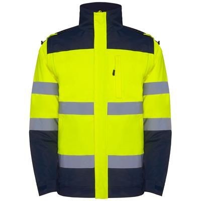 Branded Promotional HIGH VISIBILITY PARKA Jacket From Concept Incentives.