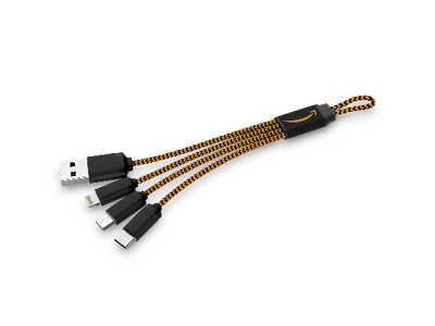 Branded Promotional CHIC USB CHARGER CABLE Cable From Concept Incentives.