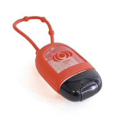 Branded Promotional WINSTER SANITISER in Red Sanitiser From Concept Incentives.