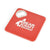 Branded Promotional COASTER BOTTLE OPENER in Red Coaster From Concept Incentives.