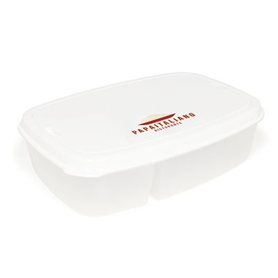 Branded Promotional SPLIT CELL LUNCH BOX Lunch Box From Concept Incentives.
