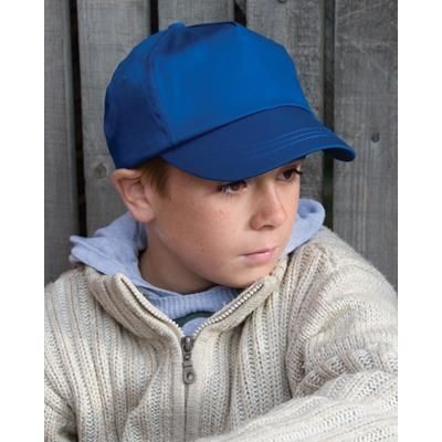 Branded Promotional RESULT CHILDRENS COTTON BASEBALL CAP Baseball Cap From Concept Incentives.