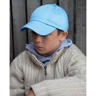 Branded Promotional RESULT CHILDRENS LOW PROFILE COTTON BASEBALL CAP Baseball Cap From Concept Incentives.