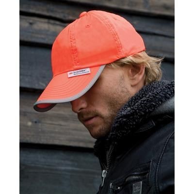 Branded Promotional RESULT HIGH VISIBILITY REFLECTIVE BASEBALL CAP Baseball Cap From Concept Incentives.