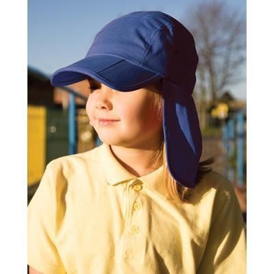 Branded Promotional RESULT HEADWEAR CHILDRENS FOLDING LEGIONNAIRE HAT Hat From Concept Incentives.