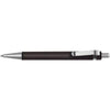 Branded Promotional RODEO FROST BALL PEN in Solid Black with Silver Trim Pen From Concept Incentives.