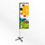 Branded Promotional LARGE URBAN RECTANGULAR PORTABLE FLAG BANNER with Cross Base Feather Flag From Concept Incentives.