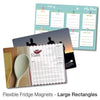 Branded Promotional VARIOUS LARGE RECTANGULAR SHAPE FLEXIBLE FRIDGE MAGNET Fridge Magnet From Concept Incentives.