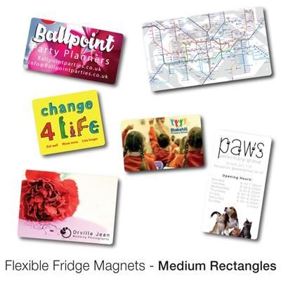 Branded Promotional VARIOUS MEDIUM RECTANGULAR SHAPE FLEXIBLE FRIDGE MAGNET Fridge Magnet From Concept Incentives.