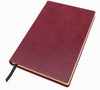 Branded Promotional POCKET CASEBOUND NOTE BOOK in Kensington Nappa Leather in Dark Red Notebook from Concept Incentives