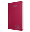Branded Promotional SMOOTHGRAIN POCKET WEEK TO VIEW DIARY in Burgundy from Concept Incentives