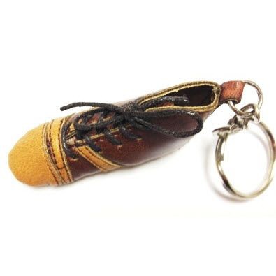 Branded Promotional RETRO FOOTBALL SHOE KEYRING Keyring From Concept Incentives.