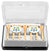 Branded Promotional RIVIERA GOLF GIFT BOX in Clear Transparent Golf Gift Set From Concept Incentives.