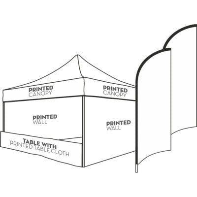 Branded Promotional RHINO GAZEBO KIT 6 Gazebo From Concept Incentives.