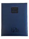 Branded Promotional RIO MANAGEMENT DESK DIARY in Blue from Concept Incentives