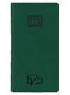Branded Promotional RIO WEEK TO VIEW PORTRAIT POCKET DIARY in Green from Concept Incentives