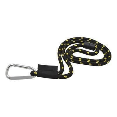 Branded Promotional ROPE LANYARD with Embroidered Label Lanyard From Concept Incentives.