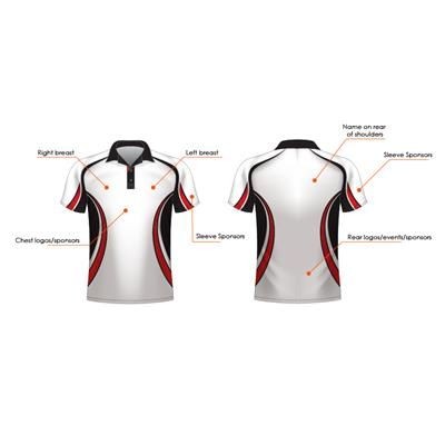 Branded Promotional FULLY BESPOKE DYE SUBLIMATED 170G SPORTS BREATHABLE POLO SHIRT Polo Shirt From Concept Incentives.