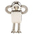 Branded Promotional ROBOT METAL USB FLASH DRIVE MEMORY STICK NOVELTY ROBOT SHAPE BODY with Spring Arms & Legs Memory Stick USB From Concept Incentives.