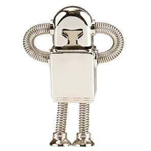 Branded Promotional ROBOT METAL USB FLASH DRIVE MEMORY STICK NOVELTY ROBOT SHAPE BODY with Spring Arms & Legs Memory Stick USB From Concept Incentives.