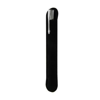 Branded Promotional ROSS VELVET PEN POUCH in Black Pen Presentation Pouch From Concept Incentives.