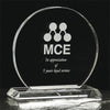 Branded Promotional MEDIUM OPTICAL ROUND CRYSTAL TROPHY AWARD Award From Concept Incentives.