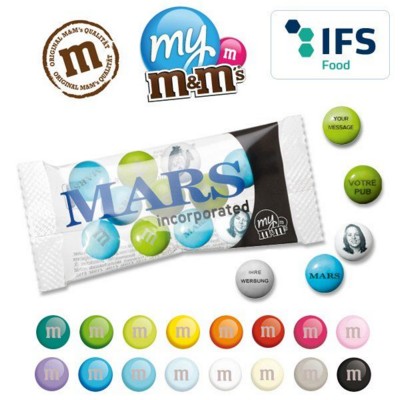 Branded Promotional BAG OF BRANDED M&M SWEETS Chocolate From Concept Incentives.