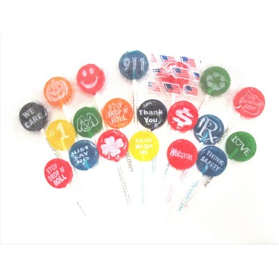 Branded Promotional SMALL LOGO LOLLIPOP Lollipop From Concept Incentives.