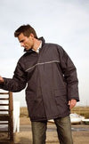 Branded Promotional RESULT MERCATO WORKGUARD JACKET Jacket From Concept Incentives.