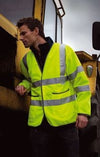 Branded Promotional RESULT SAFEGUARD LIGHTWEIGHT MOTORWAY SAFETY JACKET Jacket From Concept Incentives.