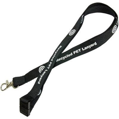 Branded Promotional 10MM RECYCLED PET LANYARD Lanyard From Concept Incentives.