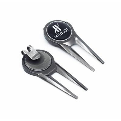 Branded Promotional CAPMATE GOLF DIVOT REPAIR TOOL AND CAP CLIP in 1 Golf Tool From Concept Incentives.